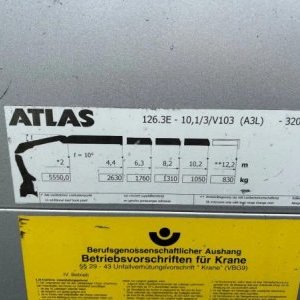 foto 4x2 Platform DAF+ Kraan Atlas 19t