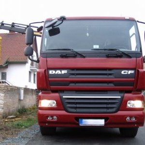 foto 6x2 DAF 6.5m mit kran +18t Panav